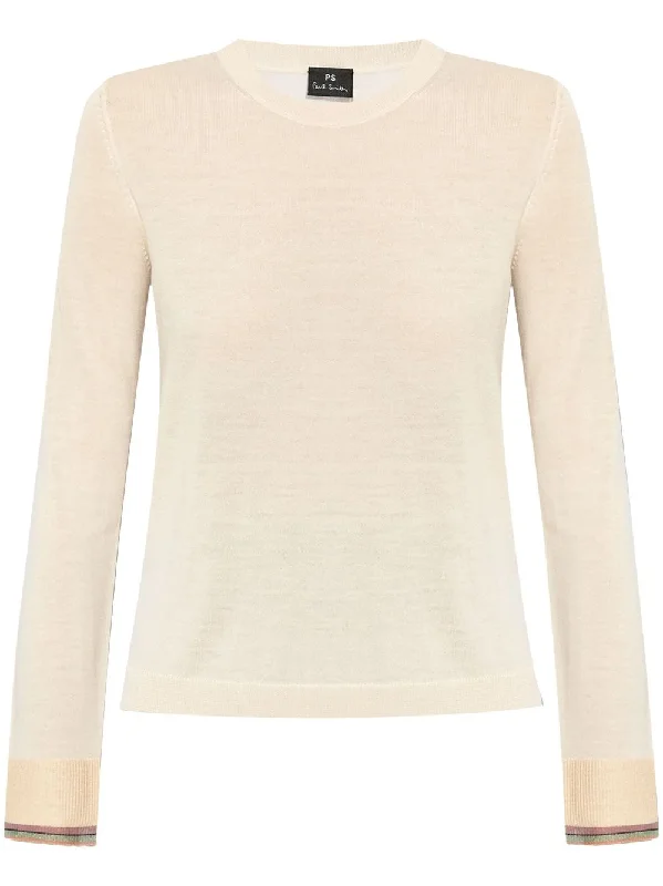 Ps By Paul Smith Women's Sweaters Powder Faux Fur Fabric Real Fur Fabric Shearling Fabric