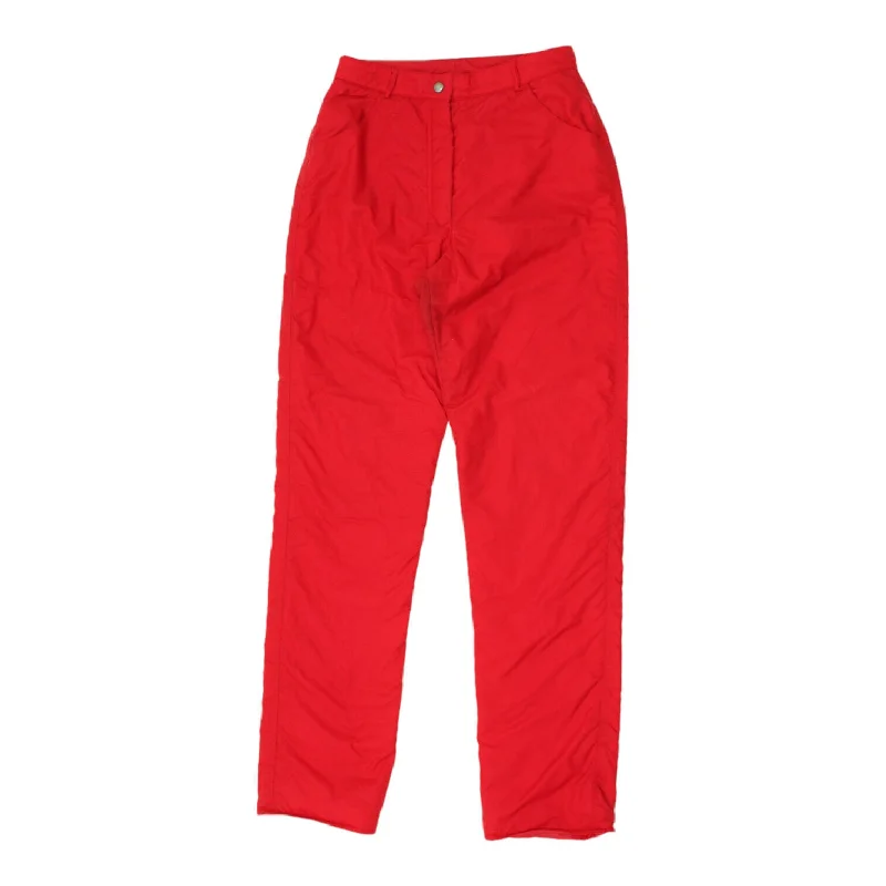 Colmar Womens Red Ski Trousers | Vintage Designer Winter Sports Snow Pants VTG Trousers Capri Summer Colmar Womens Red Ski Trousers | Vintage Designer Winter Sports Snow Pants VTG Trousers Capri Summer