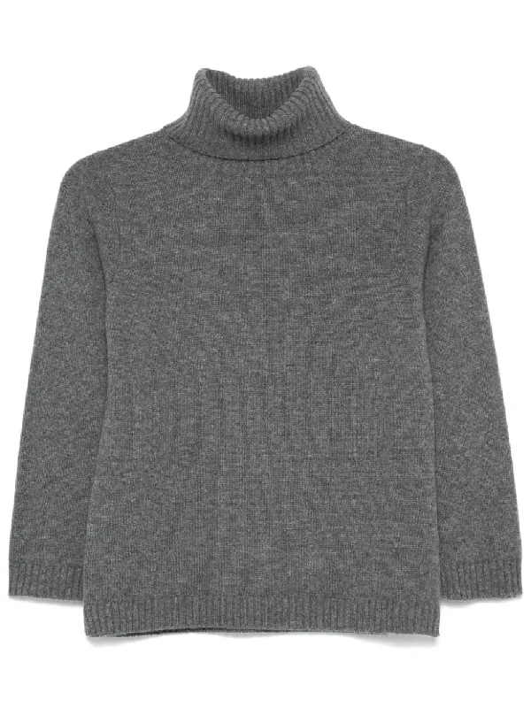 Beyou Women's Sweaters Grey Sweater Knitwear Pullover