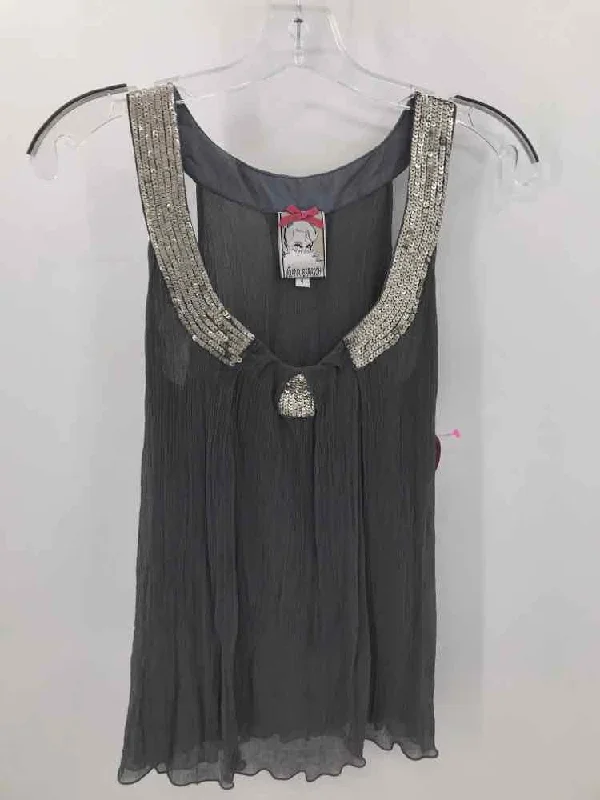 Pre-Owned Yoana Baraschi Grey Size 4 Tank Top comfortable tank top