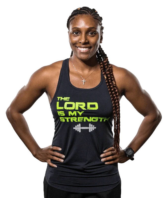 Women's Lord Is My Strength Performance Tank lounge tank top