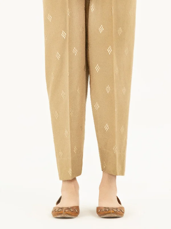 Embroidered Cambric Trousers(Pret) Trousers Occasion Special