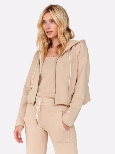 Mate | Lewis Hoodie Hoodie with Raw Hem Edgy Unfinished