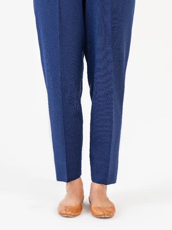 Dyed Khaddar Trouser(Pret) Trousers Summer Linen