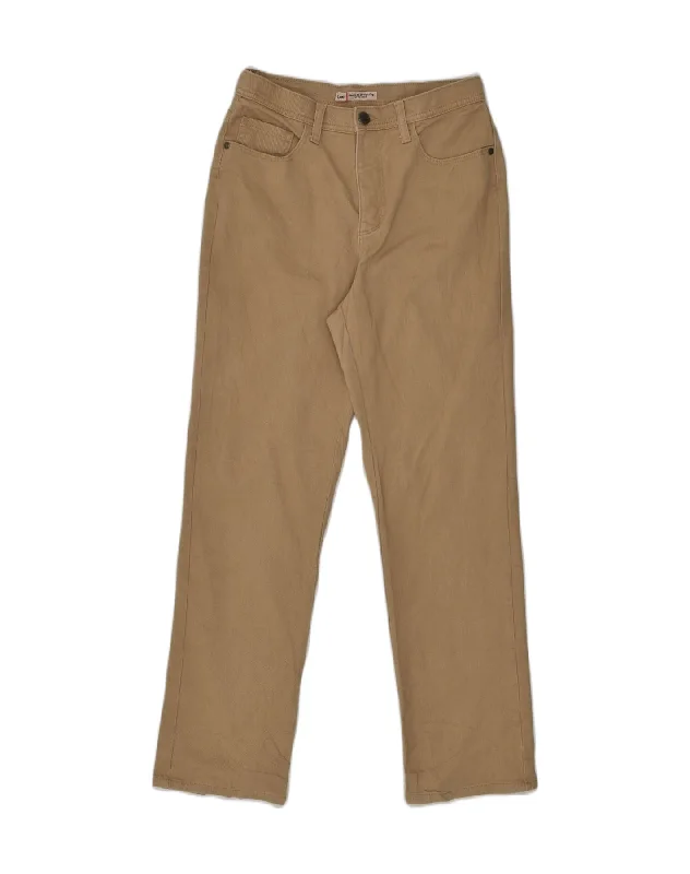 LEE Womens Straight Classic Fit Casual Trousers US 8 Medium W28 L30 Beige Trousers Cargo Utility LEE Womens Straight Classic Fit Casual Trousers US 8 Medium W28 L30 Beige Trousers Cargo Utility