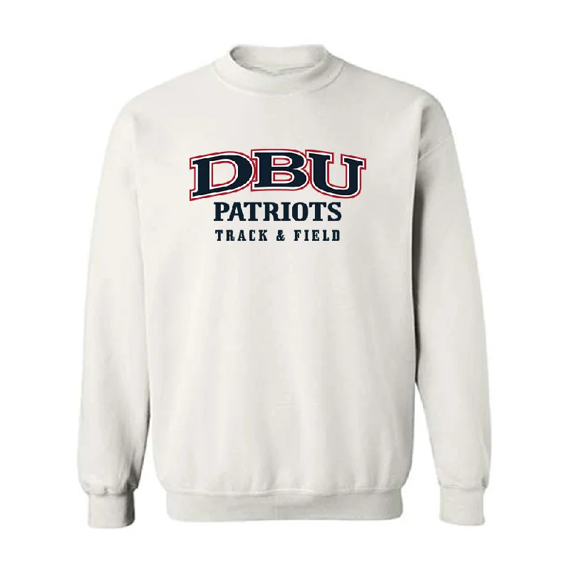 Dallas Baptist - NCAA Women's Track & Field : Cierra Wheeler - Crewneck Sweatshirt Hoodie with Longline Fit Extended Stylish