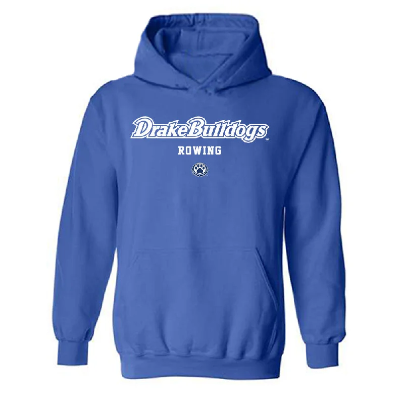 Drake - NCAA Women's Rowing : Camille Gretter - Classic Shersey Hooded Sweatshirt Hoodie with Hem Ribbing Snug Secure