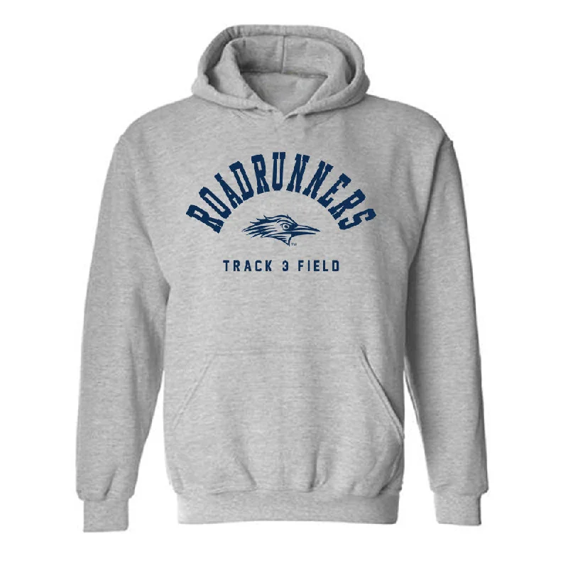 MSU Denver - NCAA Women's Track & Field : Maranda Rodgers - Classic Shersey Hooded Sweatshirt Hoodie with Slit Hem Functional Movement