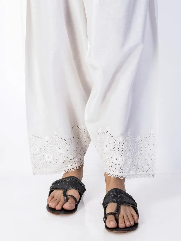 White Cambric Trousers - AL-T-681 Trousers Corduroy Warm