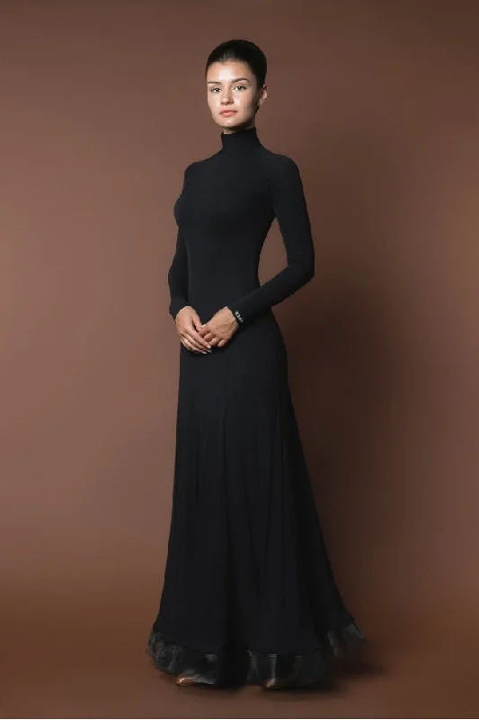 Classic Black Ballroom Dress B16