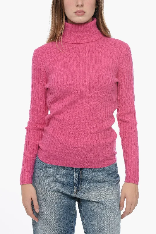Allude Ribbed Cashmere Turtleneck Sweater M Standard size Lightweight Heavyweight Midweight Allude Ribbed Cashmere Turtleneck Sweater M Standard size Lightweight Heavyweight Midweight