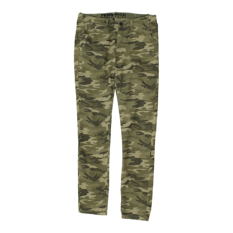 Penn-rich Woolrich Womens Slim Fit Camo Jeans | Vintage Military Trousers VTG Trousers Low Rise Relaxed Penn-rich Woolrich Womens Slim Fit Camo Jeans | Vintage Military Trousers VTG Trousers Low Rise Relaxed