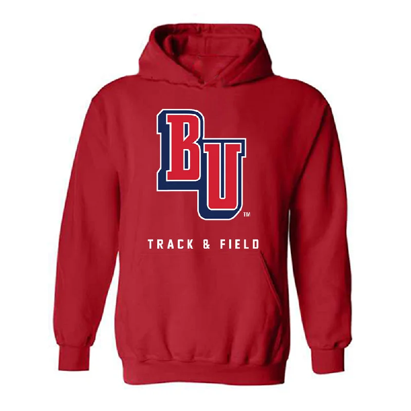 Belmont - NCAA Women's Track & Field : Kaitlyn Thorne - Classic Shersey Hooded Sweatshirt Hoodie with Batwing Sleeves Loose Dramatic