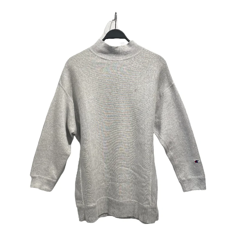 Champion/Sweatshirt/L/Gray/Cotton/CW-G007/CW-G007 Hoodie with Raglan Sleeves Sporty Comfortable Champion/Sweatshirt/L/Gray/Cotton/CW-G007/CW-G007 Hoodie with Raglan Sleeves Sporty Comfortable