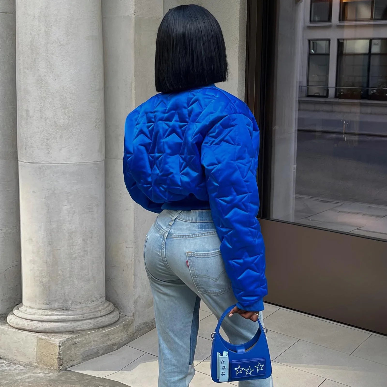 Advbridge Bubble Puffer Coats Jacket Casual Thick Warm Down Cropped Coat Women Y2K Clothes Streetwear Winter Sexy Fashion Jakcets Fleece Fabric Down Fabric Feather Fabric