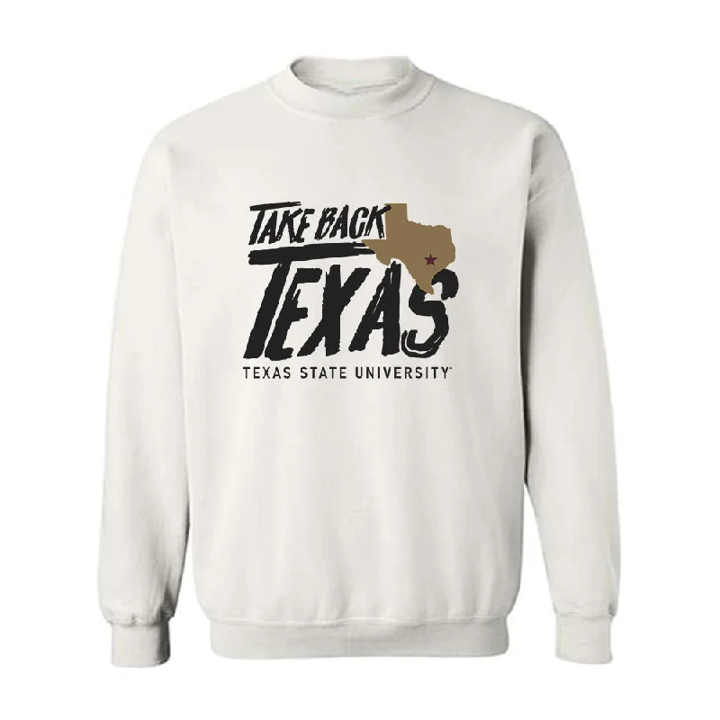 Texas State - NCAA Women's Track & Field : Sydney Magennis - Crewneck Sweatshirt Hoodie Sweatshirt Pullover