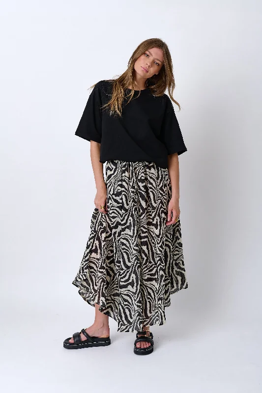 ANTONIO Skirt Zebra summer skirt style