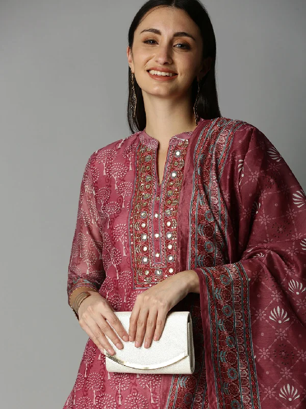 Women Straight Peach Printed Kurta and Trousers Comes with Dupatta-BC1334-Peach Trousers Lace Delicate Women Straight Peach Printed Kurta and Trousers Comes with Dupatta-BC1334-Peach Trousers Lace Delicate