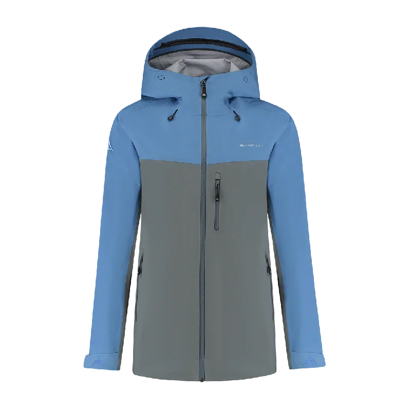 All weather Hardshell Jacket Blue Grey | Women Cotton Jacket Linen Jacket Terry Jacket All weather Hardshell Jacket Blue Grey | Women Cotton Jacket Linen Jacket Terry Jacket