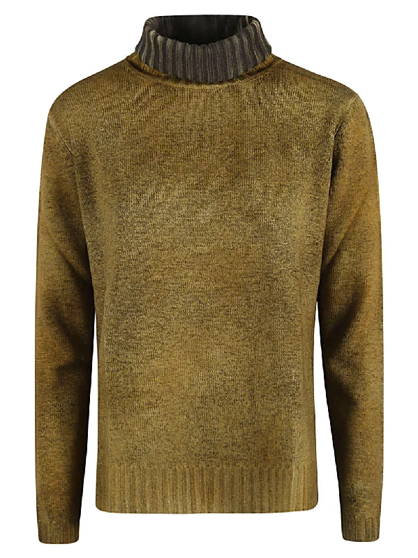 Alessandro Aste Women's Sweaters Dove Grey Handmade Hand-knitted Hand-woven