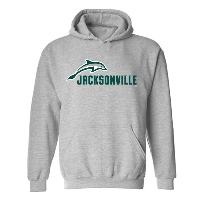 Jacksonville - NCAA Women's Rowing : Kennedy Rowley - Classic Shersey Hooded Sweatshirt Hoodie with Magnetic Closure Innovative Modern