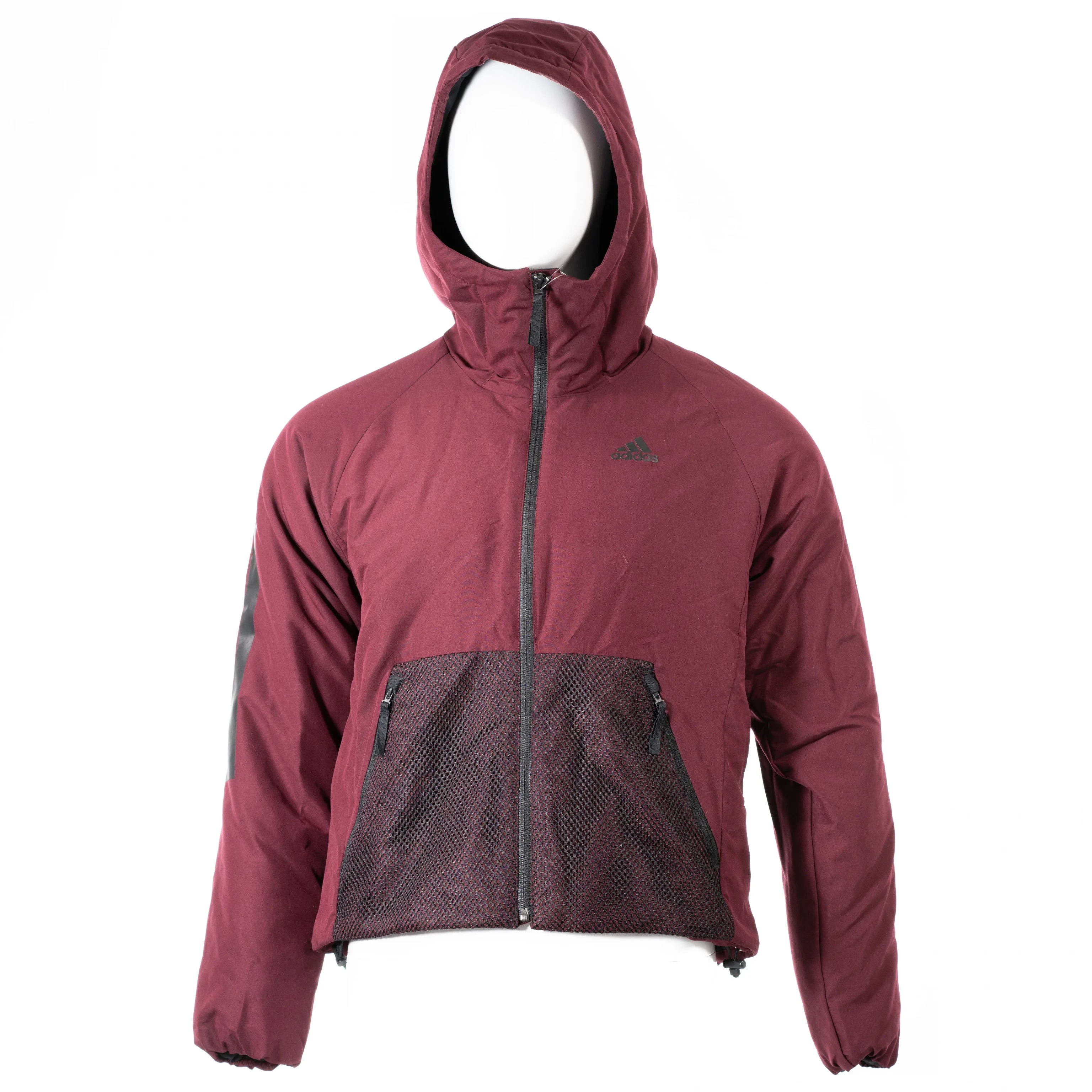 Adidas BTS 3-Stripe Hooded Insulated Jacket - Women's Anorak Shell Jacket Lightweight Jacket