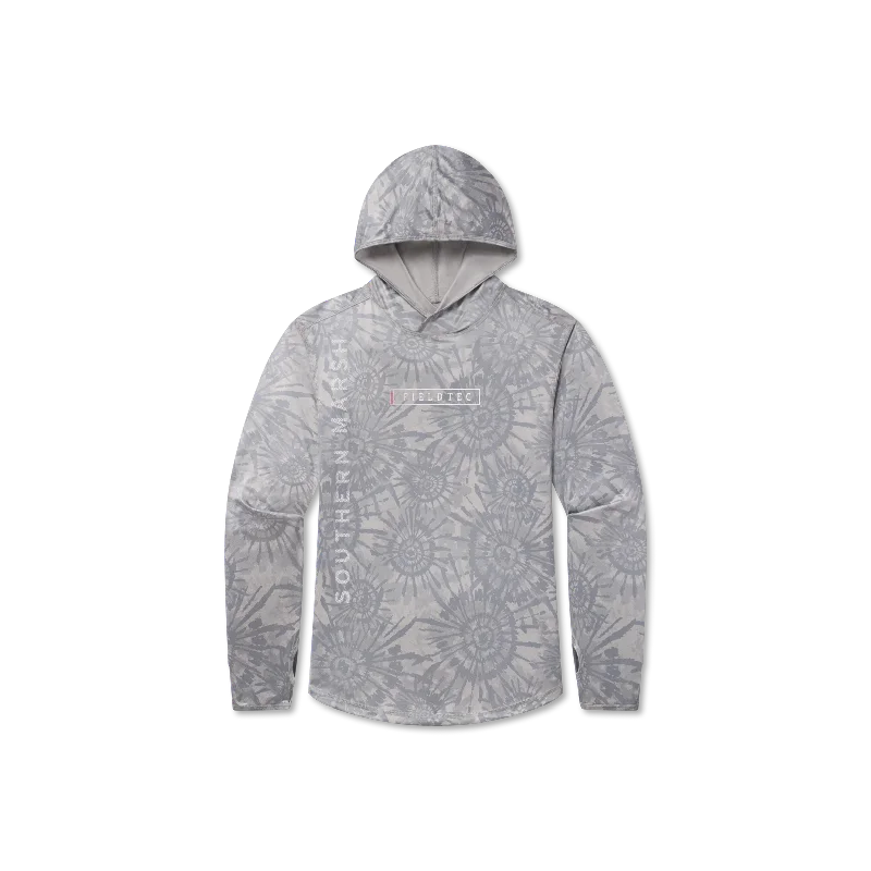 FieldTec™ Featherlight Performance Hoodie - Tie Dye Hoodie with Embroidery Detailed Premium
