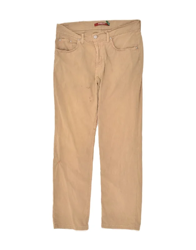 CARRERA Womens 700 Straight Casual Trousers IT 42 Medium W30 L27 Beige Trousers Business Professional