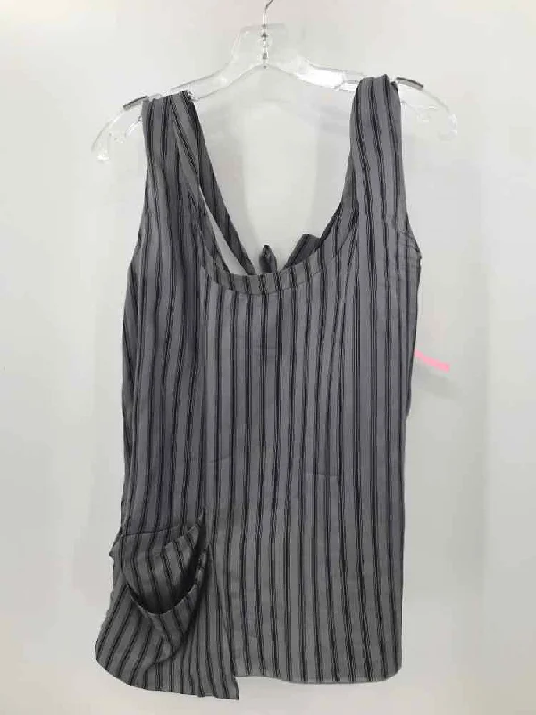 Pre-Owned Marni Grey Size 42 Stripe Tank Top gold tank top