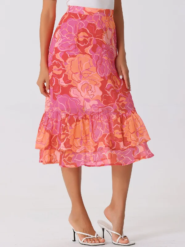 Hot Pink-Floral