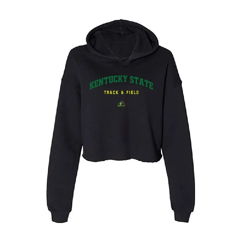 KYSU - NCAA Women's Track & Field : Anyia Martin - Classic Shersey Women's Crop Fleece Hoodie Hoodie with Print Artistic Unique