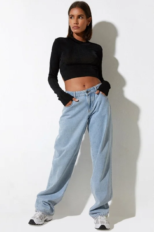 Slit In Sleeve Crop Top Zippered Front Buttoned Front Snap Front