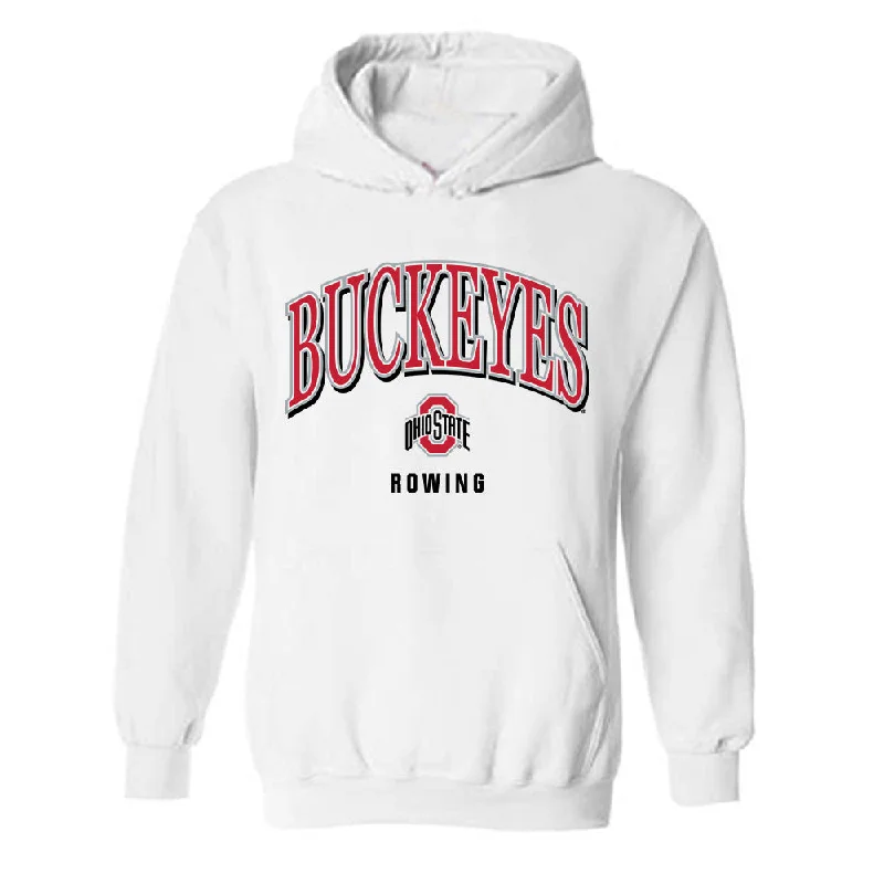 Ohio State - NCAA Women's Rowing : Eliana Bujwalo-Nowak - Classic Shersey Hooded Sweatshirt Hoodie with Zipper Versatile Modern