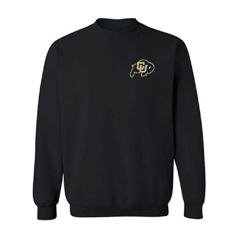 Colorado - NCAA Women's Track & Field : Olivia Sheridan - Crewneck Sweatshirt Hoodie with Button Placket Classic Preppy