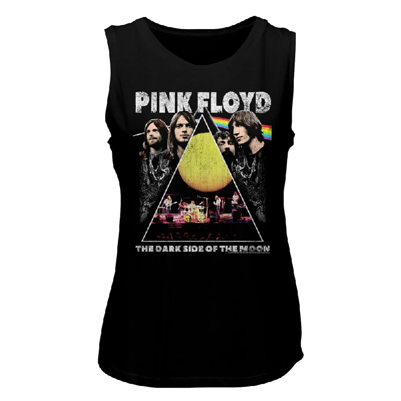 Women Exclusive PINK FLOYD Eye-Catching Muscle Tank, Live chic tank top