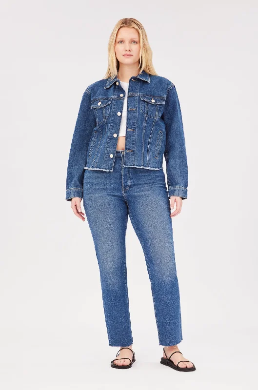LBC - DENIM JACKET | BEL AIR Print Jacket Jacquard Jacket Embroidered Jacket