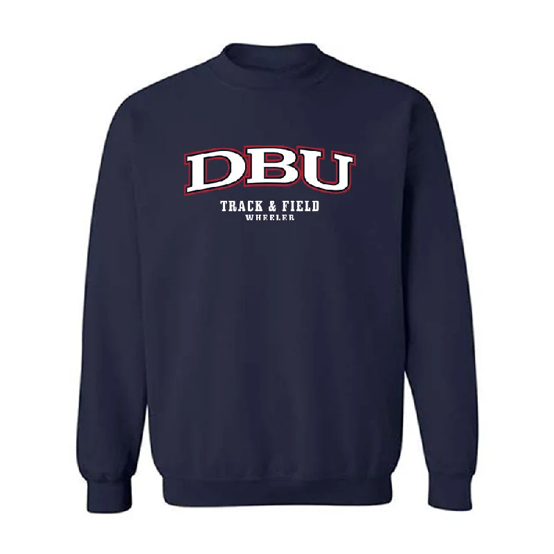 Dallas Baptist - NCAA Women's Track & Field : Cierra Wheeler - Classic Shersey Crewneck Sweatshirt Hoodie with Drop Shoulder Relaxed Streetwear