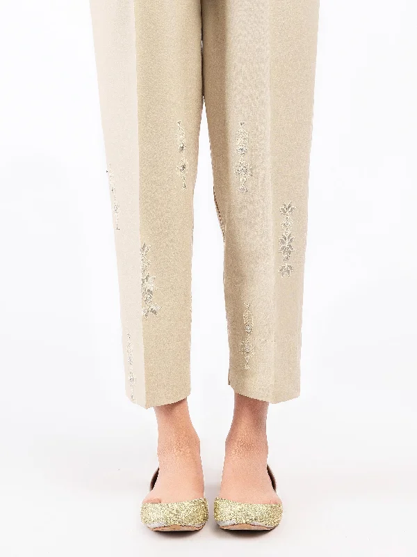 Embroidered Winter Cotton Trousers Trousers Corduroy Warm