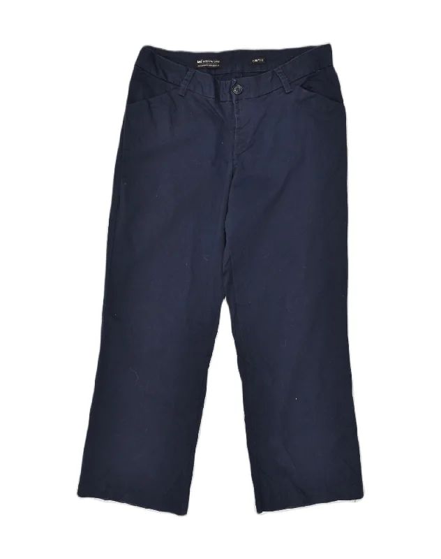 LEE Womens Curvy Fit Straight Casual Trousers US 22 3XL W36 L29 Navy Blue Trousers Pleated Formal LEE Womens Curvy Fit Straight Casual Trousers US 22 3XL W36 L29 Navy Blue Trousers Pleated Formal