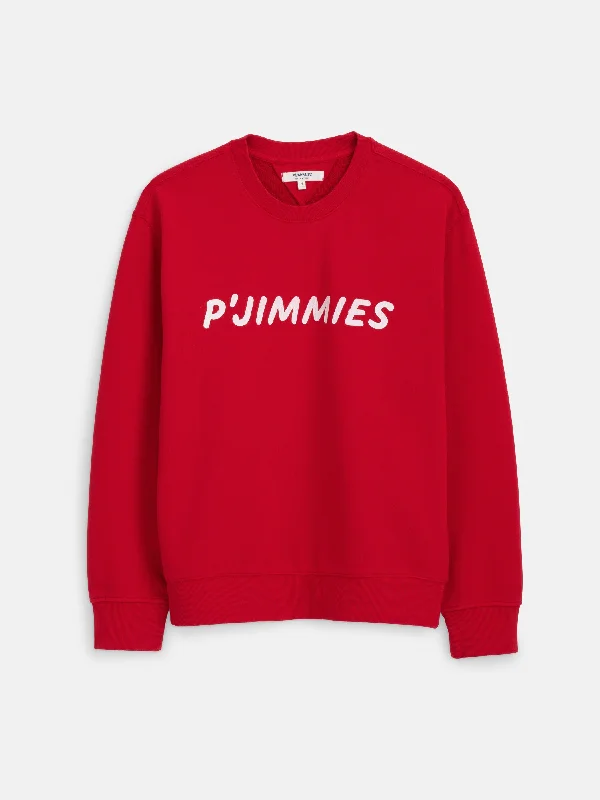 P'Jimmies Sweatshirt Hoodie with Ribbed Hem Stretchable Secure