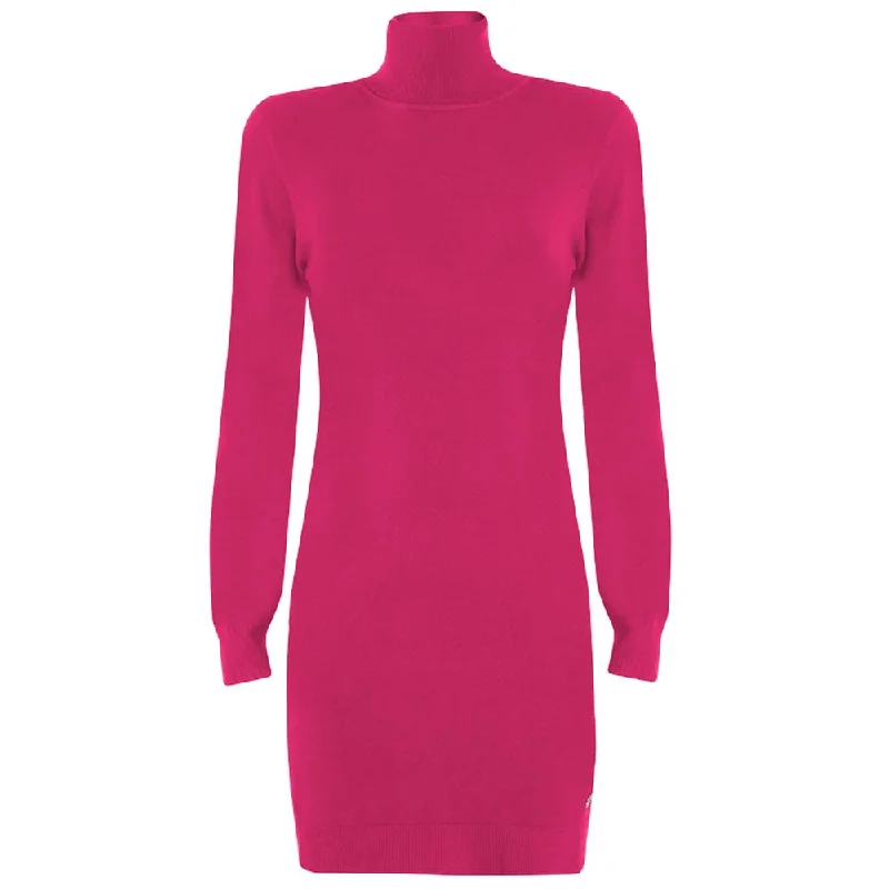 Yes Zee pink Viscose Women's Dress