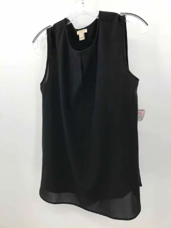 Pre-Owned J Crew Black Size 6 Tank Top cherry red tank