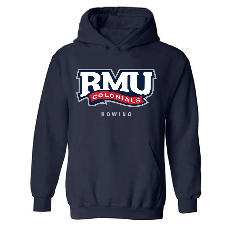 Robert Morris - NCAA Women's Rowing : Sophia Updyke - Classic Shersey Hooded Sweatshirt Hoodie with Hood Adjustable Protection