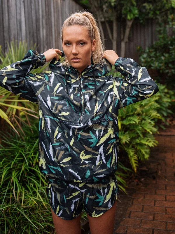 Wind It Up Jacket - Multi Fleece Fabric Down Fabric Feather Fabric