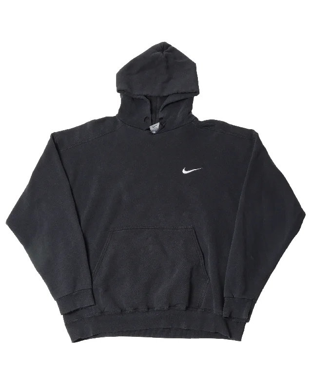 Vintage Swoosh Hoodie Hoodie with Elastic Cuffs Stretchable Comfortable