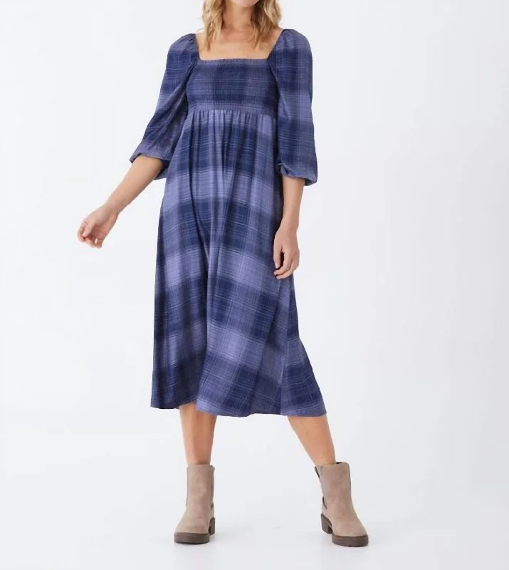 Faye Sierra Dress In Stargazer/zinc