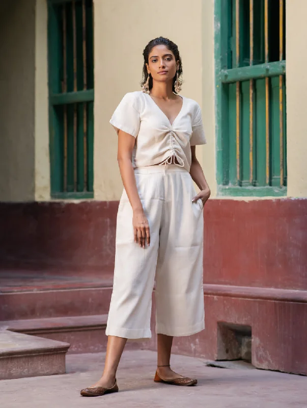 Organic Kala Cotton Crop Top Anti-Pilling Machine Wash Handmade