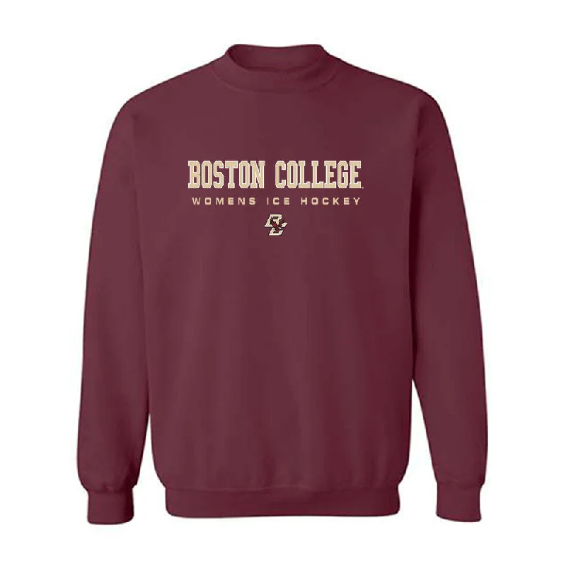 Boston College - NCAA Women's Ice Hockey : Kate Ham - Crewneck Sweatshirt Classic Shersey Hoodie Sweatshirt Pullover Boston College - NCAA Women's Ice Hockey : Kate Ham - Crewneck Sweatshirt Classic Shersey Hoodie Sweatshirt Pullover