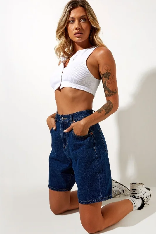 Dont Tell Me White Front Buttoned Crop Top Rayon Velvet Corduroy