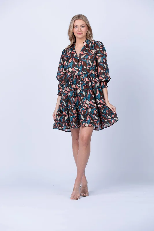 Trovata Yulia Dress In Laurel Leaf